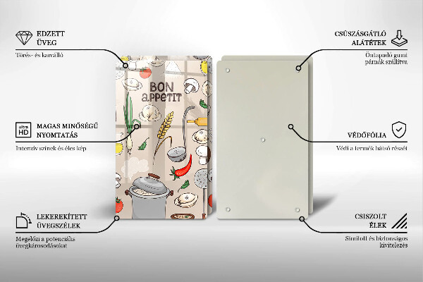 Herdabdeckplatte glas Küchenillustration