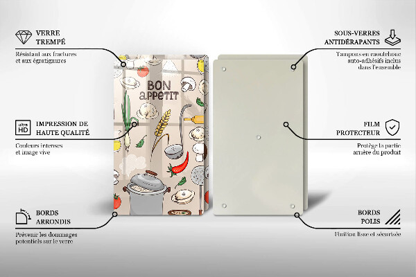 Herdabdeckplatte glas Küchenillustration