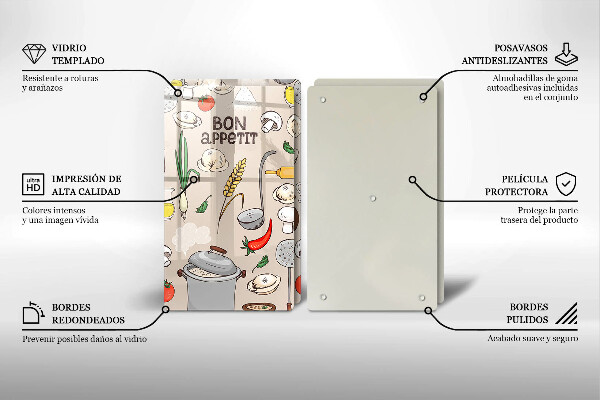 Herdabdeckplatte glas Küchenillustration