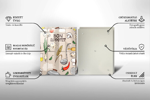 Herdabdeckplatte glas Küchenillustration