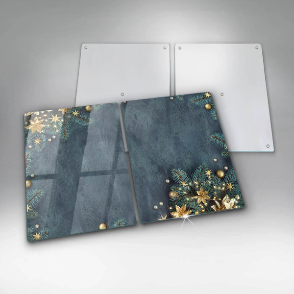 Herdabdeckplatte glas Weihnachtsdekorationen