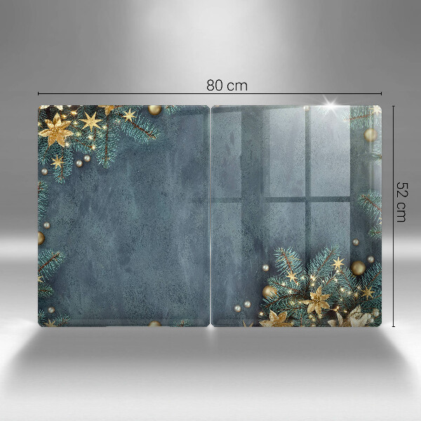 Herdabdeckplatte glas Weihnachtsdekorationen