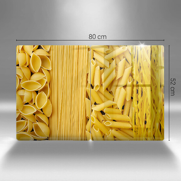 Herdabdeckplatte glas Pasta