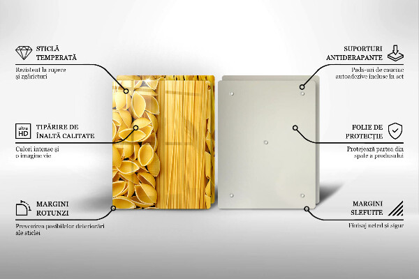 Herdabdeckplatte glas Pasta