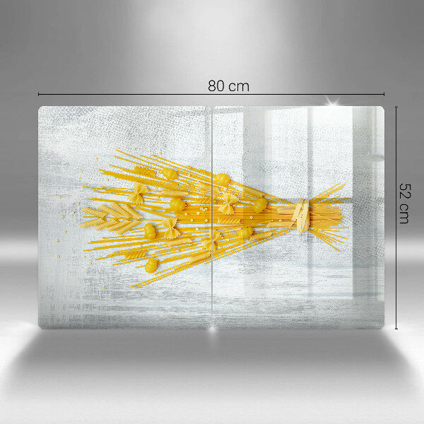 Herdabdeckplatte glas Pasta