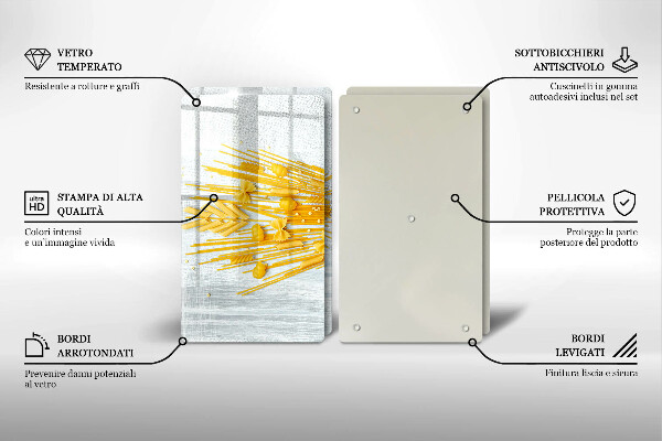 Herdabdeckplatte glas Pasta