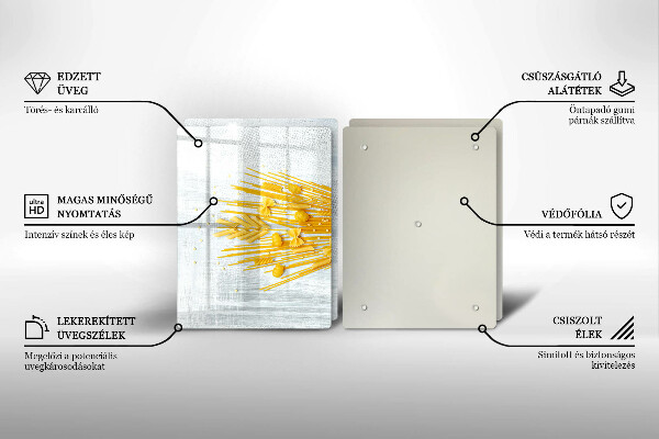 Herdabdeckplatte glas Pasta