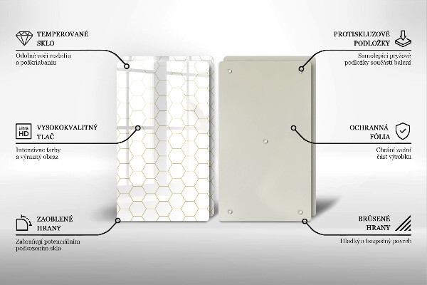Herdabdeckplatte glas Abstrakte Muster