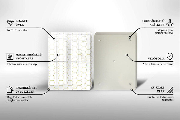Herdabdeckplatte glas Abstrakte Muster