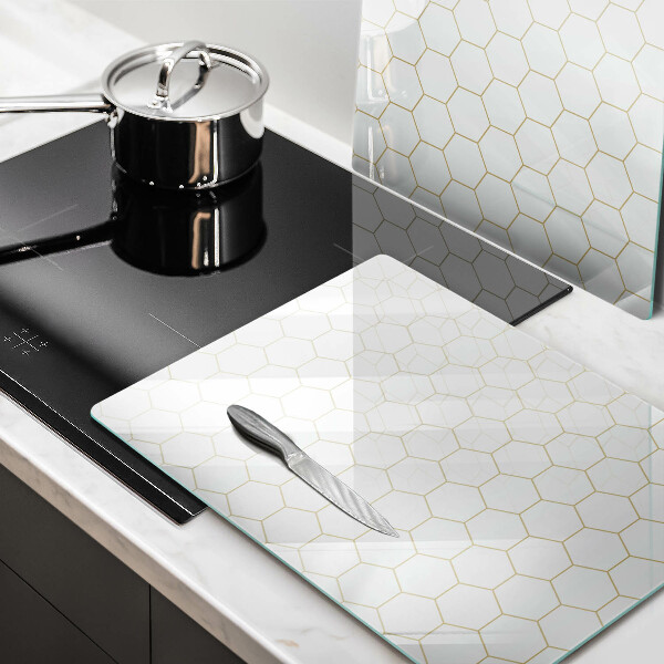 Herdabdeckplatte glas Abstrakte Muster