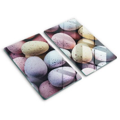 Herdabdeckplatte glas Ostereier