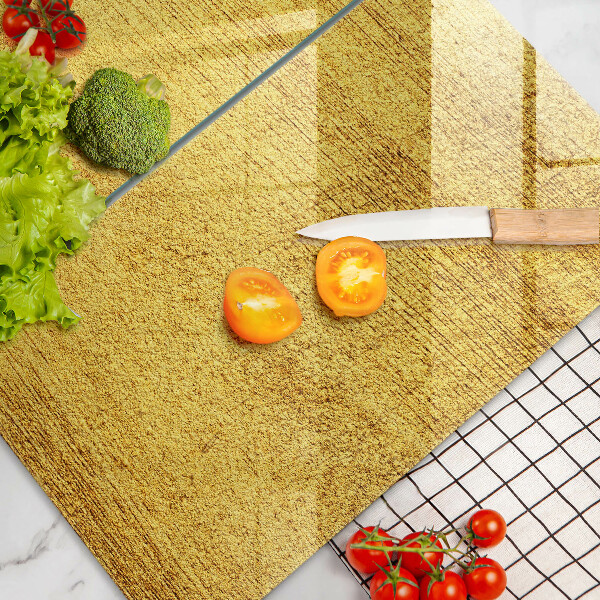 Herdabdeckplatte glas Gelbe Abstraktion