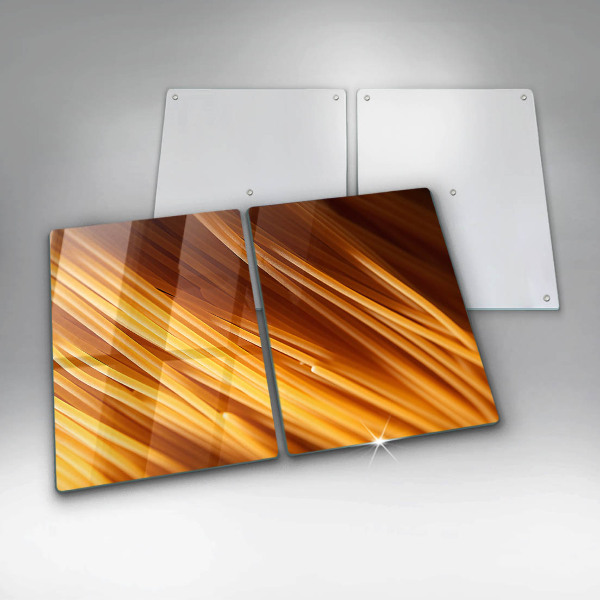 Herdabdeckplatte glas Spaghetti-Nudeln