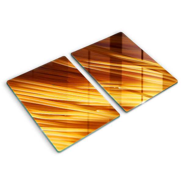 Herdabdeckplatte glas Spaghetti-Nudeln