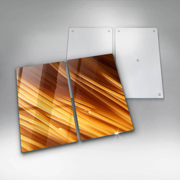 Herdabdeckplatte glas Spaghetti-Nudeln