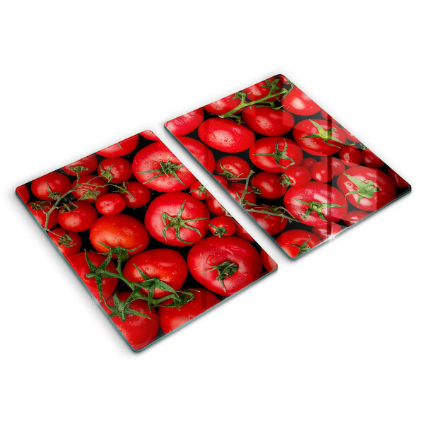 Herdabdeckplatte glas Tomaten