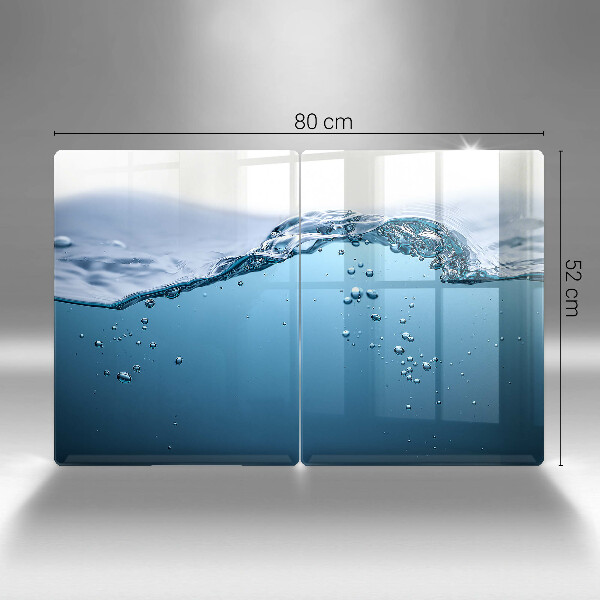 Herdabdeckung Blaues Wasser