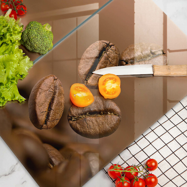 Herdabdeckung Kaffeebohnen