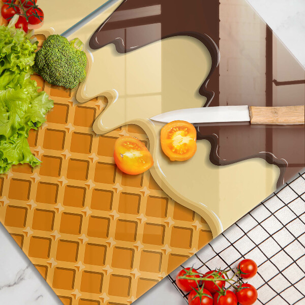 Herdabdeckung Eistüte-Illustration