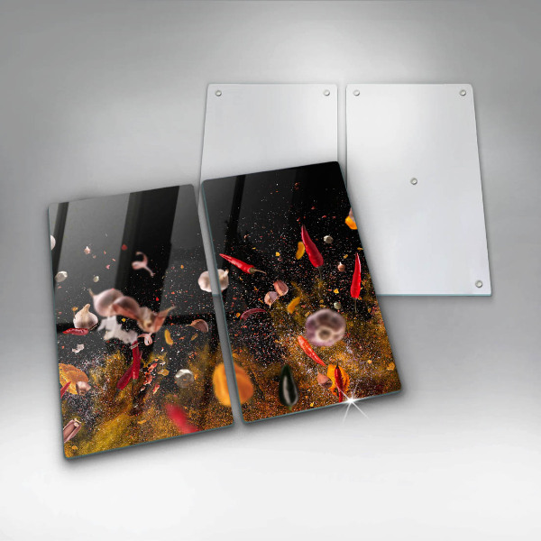 Herdabdeckung Scharfe Gewürze