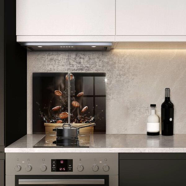 Herdabdeckung Heiße Kaffeebohnen