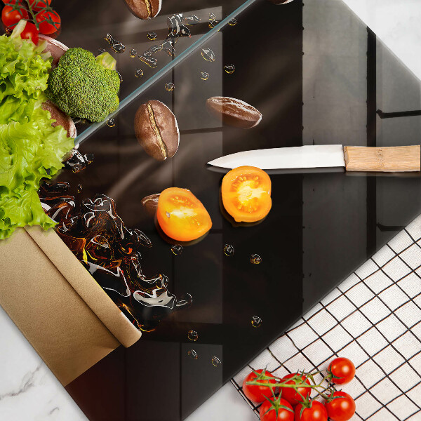 Herdabdeckung Heiße Kaffeebohnen