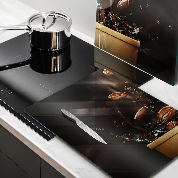 Herdabdeckung Heiße Kaffeebohnen