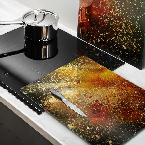 Herdabdeckung Bunte Gewürze
