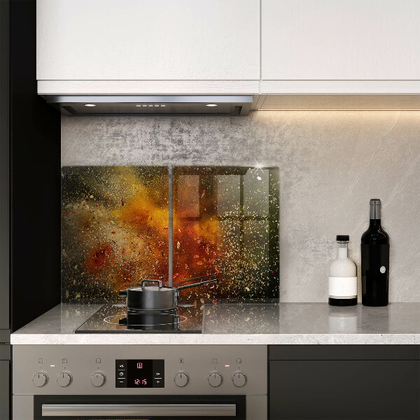 Herdabdeckung Bunte Gewürze