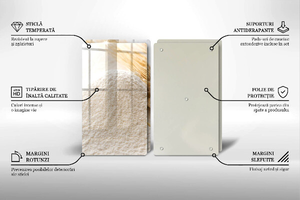 Herdabdeckung Mehl und Ähren