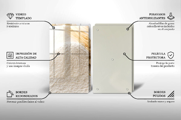 Herdabdeckung Mehl und Ähren