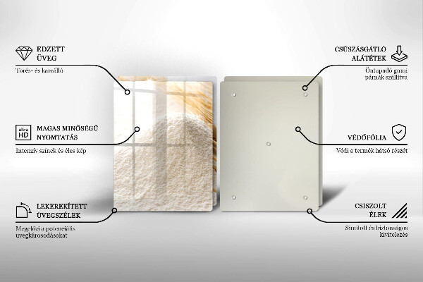 Herdabdeckung Mehl und Ähren