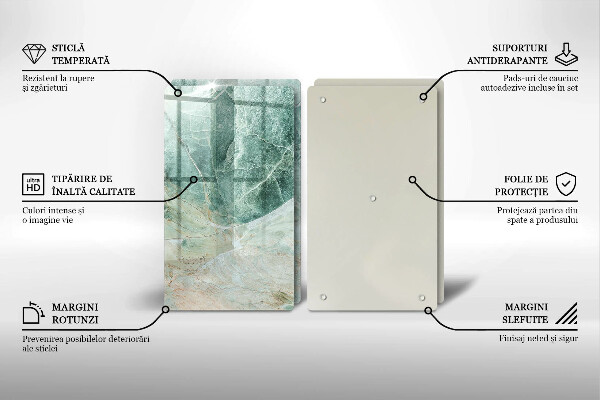 Herdabdeckung Steinstruktur