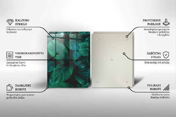 Herdabdeckung Dschungelblätter