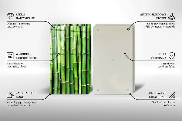 Herdabdeckung Naturbambus