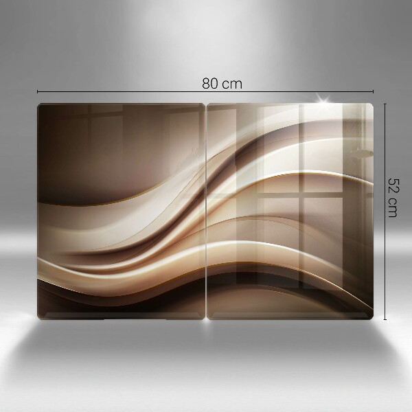 Herdabdeckung Abstraktion sanfte Linien