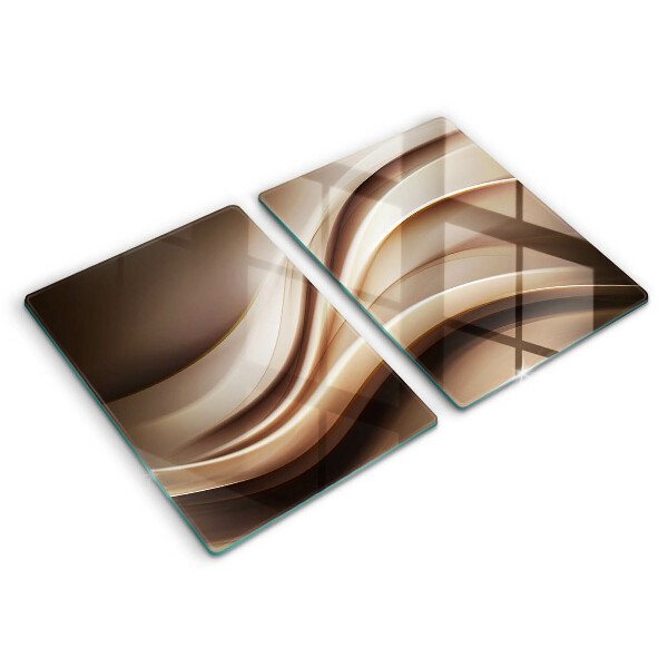 Herdabdeckung Abstraktion sanfte Linien