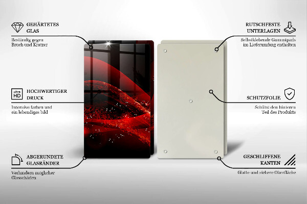 Herdabdeckung Moderne Abstraktion