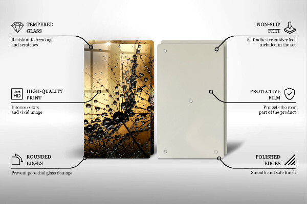 Herdabdeckung Tau und Löwenzahn