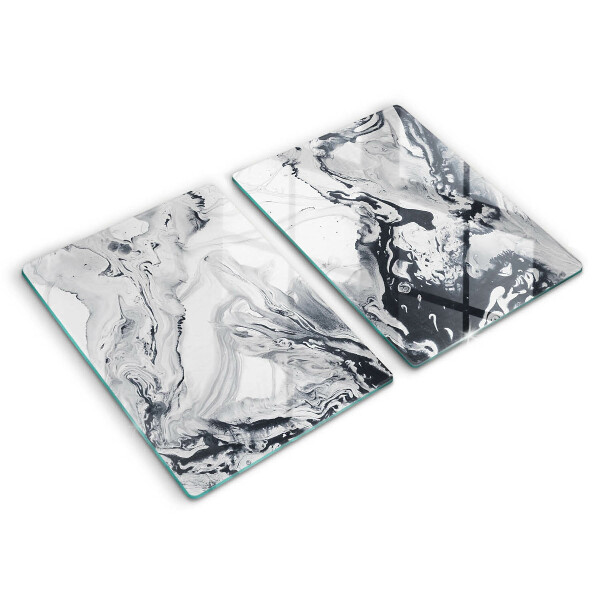 Herdabdeckung Tintenabstraktion