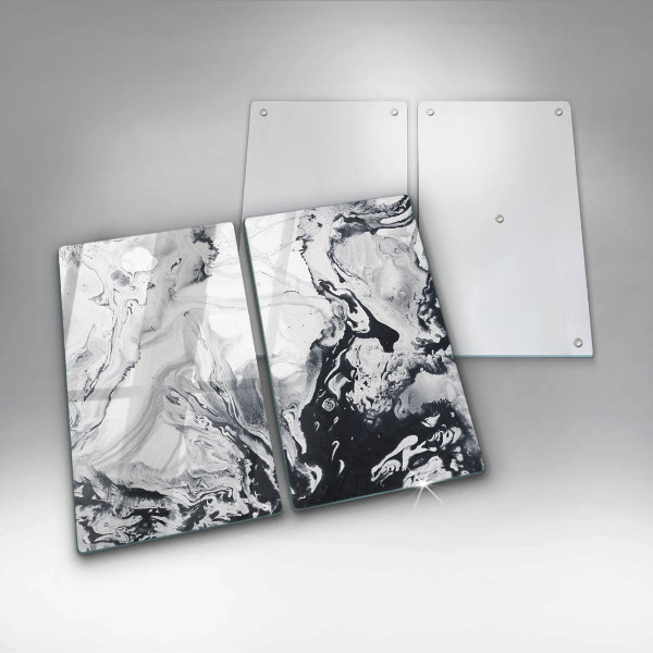 Herdabdeckung Tintenabstraktion