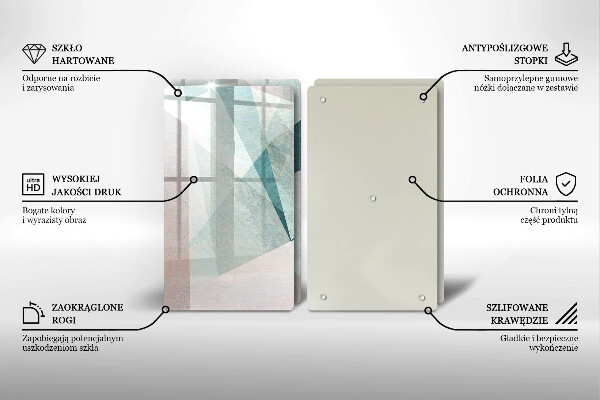 Herdabdeckung Scharfe Abstraktion