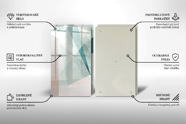 Herdabdeckung Scharfe Abstraktion