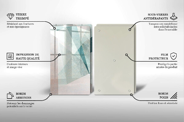 Herdabdeckung Scharfe Abstraktion