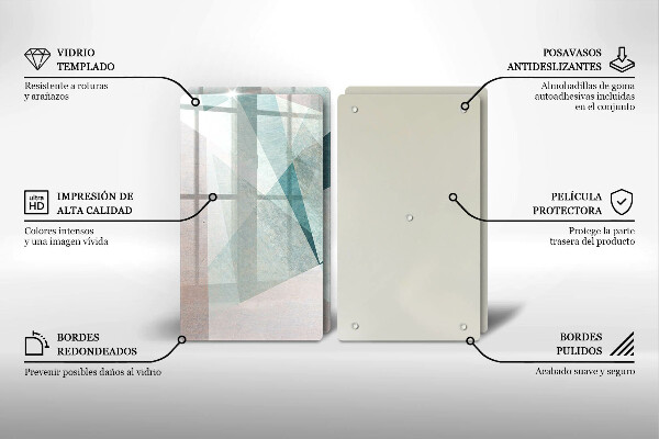 Herdabdeckung Scharfe Abstraktion