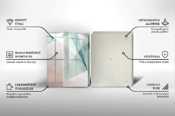 Herdabdeckung Scharfe Abstraktion