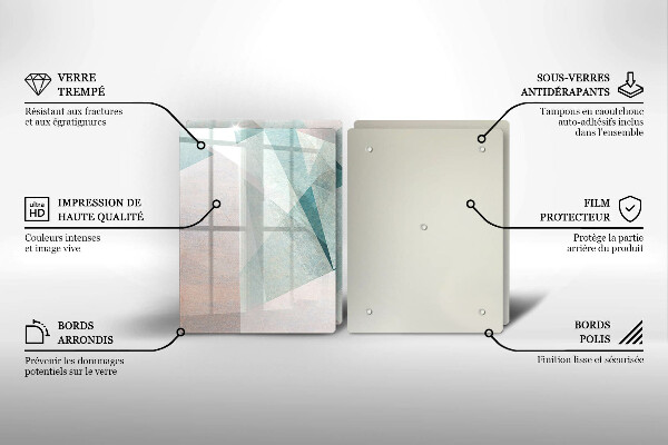 Herdabdeckung Scharfe Abstraktion