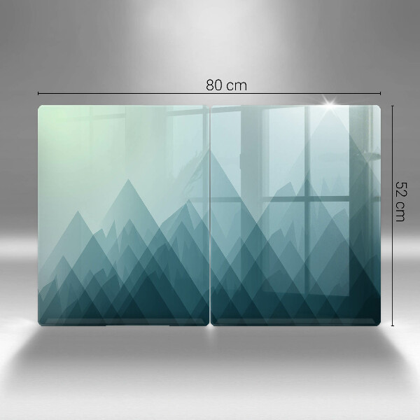 Herdabdeckung Abstrakte Berge