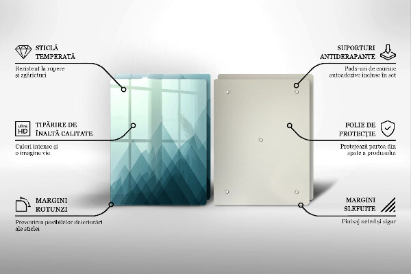 Herdabdeckung Abstrakte Berge