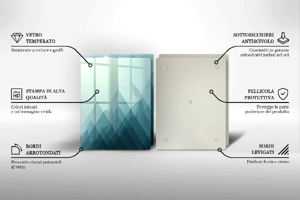 Herdabdeckung Abstrakte Berge